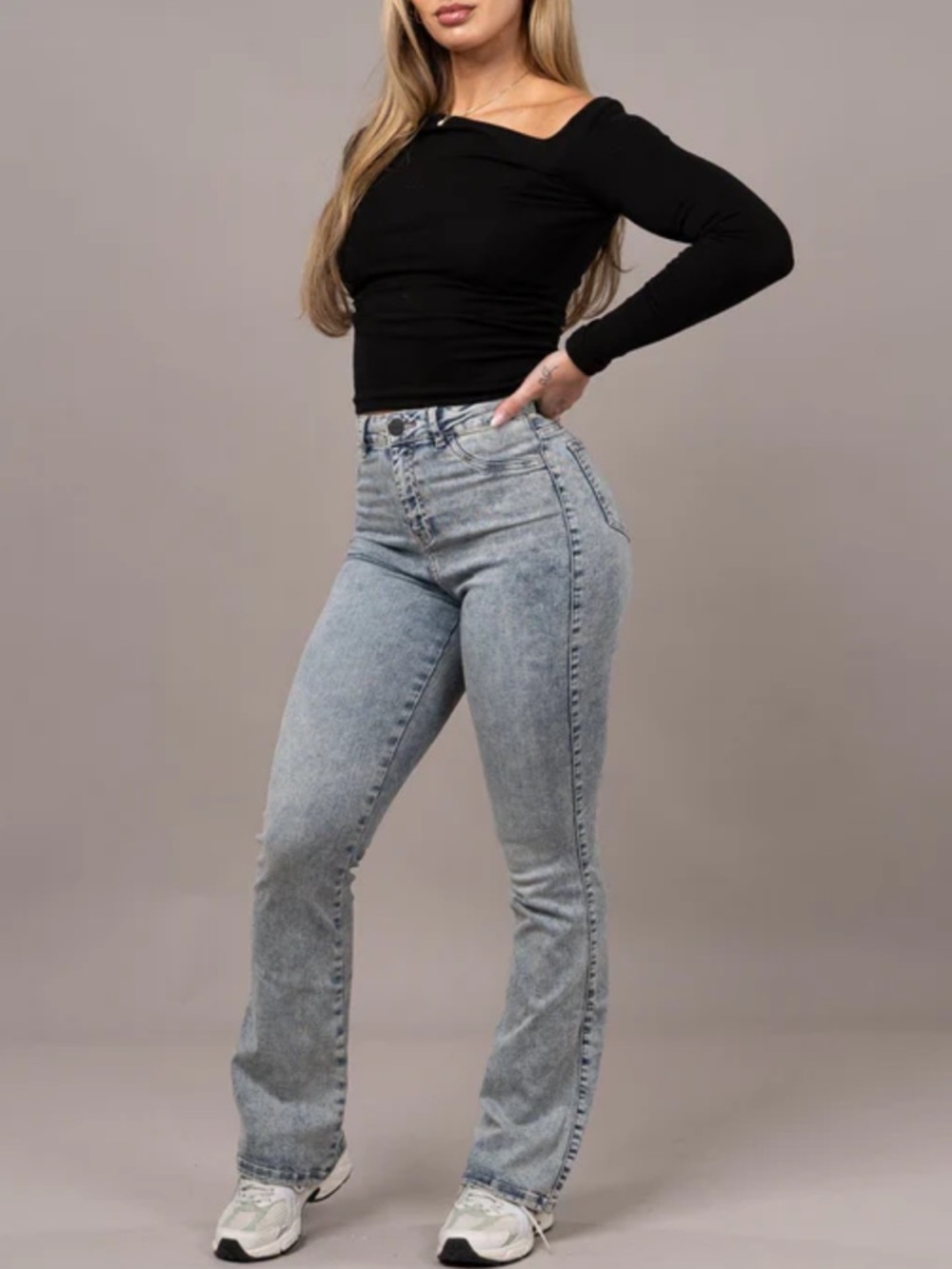 FitJeans Flared - 80s Blue Jeans